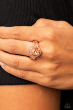 Load image into Gallery viewer, Dazzling I Dos Copper Skinny Band Ring