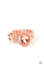 Load image into Gallery viewer, Dazzling I Dos Copper Skinny Band Ring