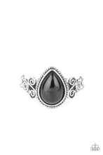 Load image into Gallery viewer, Dreamy Droplets Black Skinny Band Ring