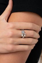 Load image into Gallery viewer, Enchanting Efflorescence Blue Skinny Band Ring