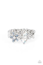 Load image into Gallery viewer, Enchanting Efflorescence Blue Skinny Band Ring