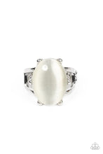 Load image into Gallery viewer, Enchantingly Everglades White Skinny Band Ring