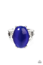 Load image into Gallery viewer, Enchantingly Everglades Blue Skinny Band Ring