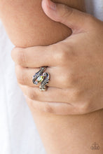 Load image into Gallery viewer, Every RICH Way Green Skinny Band Ring