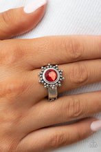 Load image into Gallery viewer, Expect Sunshine and REIGN Red Skinny Band Ring