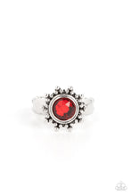 Load image into Gallery viewer, Expect Sunshine and REIGN Red Skinny Band Ring