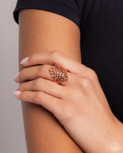 Load image into Gallery viewer, Full Fledged Filigree Copper Skinny Band Ring