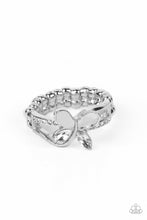 Load image into Gallery viewer, Fetching Flutter White Skinny Band Ring
