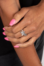Load image into Gallery viewer, Fetching Flutter White Skinny Band Ring