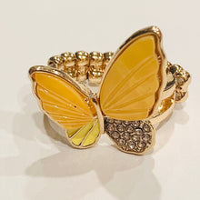 Load image into Gallery viewer, Fluttering Fidelity Yellow Skinny Band Ring