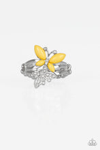 Load image into Gallery viewer, Flutter Flirt Yellow Skinny Band Ring