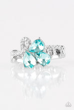 Load image into Gallery viewer, Friends in High-End Places Blue Skinny Band Ring