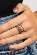 Load image into Gallery viewer, Gemstone Gypsy Brown Skinny Band Ring