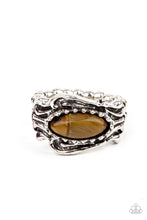 Load image into Gallery viewer, Gemstone Gypsy Brown Skinny Band Ring
