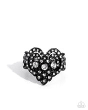 Load image into Gallery viewer, Galiant Glitter Black Skinny Band Ring