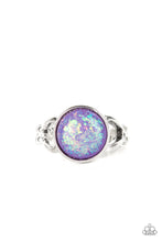 Load image into Gallery viewer, Glitter Grove Purple Skinny Band Ring