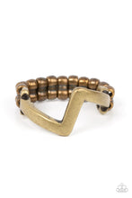 Load image into Gallery viewer, Global Shock Brass Skinny Band Ring