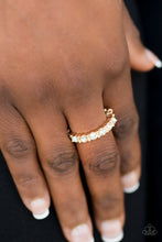 Load image into Gallery viewer, Glow Goals Gold Skinny Band Ring