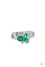 Load image into Gallery viewer, Here You GLOW Green Skinny Band Ring