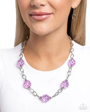 Load image into Gallery viewer, Gentle Glass Purple Necklace