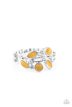 Load image into Gallery viewer, Leafy Luster Yellow Skinny Band Ring
