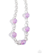 Load image into Gallery viewer, Gentle Glass Purple Necklace