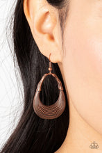 Load image into Gallery viewer, Terra Timber Copper Earrings