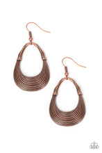 Load image into Gallery viewer, Terra Timber Copper Earrings