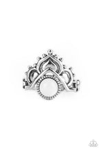 Load image into Gallery viewer, Lotus Solstice White Skinny Band Ring