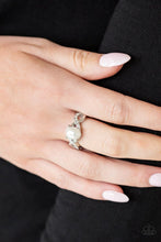 Load image into Gallery viewer, Limitless Luminosity White Skinny Band Ring