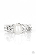 Load image into Gallery viewer, Limitless Luminosity White Skinny Band Ring