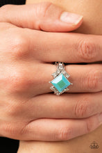 Load image into Gallery viewer, Mind-Blowing Brilliance Blue Skinny Band Ring