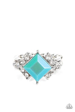 Load image into Gallery viewer, Mind-Blowing Brilliance Blue Skinny Band Ring