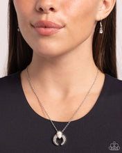 Load image into Gallery viewer, Horseshoe Haute White Necklace