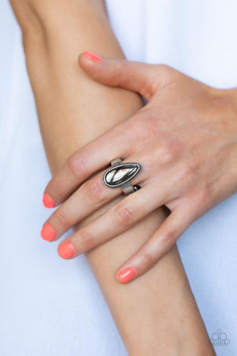 Mystical Marvel Silver Skinny Band Ring