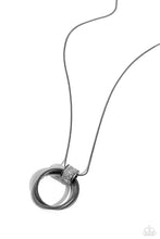 Load image into Gallery viewer, In the Swing of Rings Black Necklace