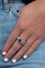 Load image into Gallery viewer, New Age Nouveau Purple Skinny Band Ring