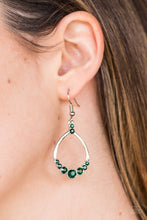 Load image into Gallery viewer, All That Glitters Green Earrings