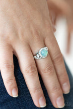 Load image into Gallery viewer, New Age Nirvana Green Skinny Band Ring