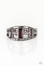 Load image into Gallery viewer, Noble Nova Purple Skinny Band Ring