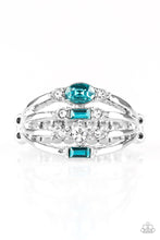 Load image into Gallery viewer, Not so Novice Blue Skinny Band Ring