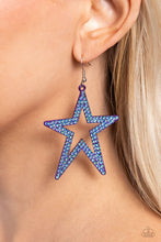 Load image into Gallery viewer, Rockstar Energy Purple Earring