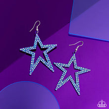 Load image into Gallery viewer, Rockstar Energy Purple Earring