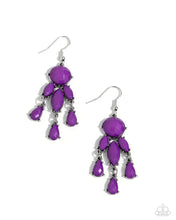 Load image into Gallery viewer, Summer Feeling Purple Earring