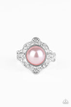 Load image into Gallery viewer, Ornamental Opulence Pink Skinny Band Ring