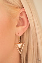 Load image into Gallery viewer, Triassic Princess Gold Earrings