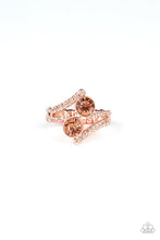 Load image into Gallery viewer, Over The Top Glamour Copper Skinny Band Ring
