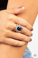 Load image into Gallery viewer, Oval Office Opulence Purple Skinny Band Ring