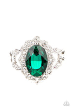Load image into Gallery viewer, Oval Office Opulence Green Skinny Band Ring