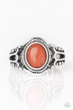 Load image into Gallery viewer, Peacefully Peaceful Orange Skinny Band Ring
